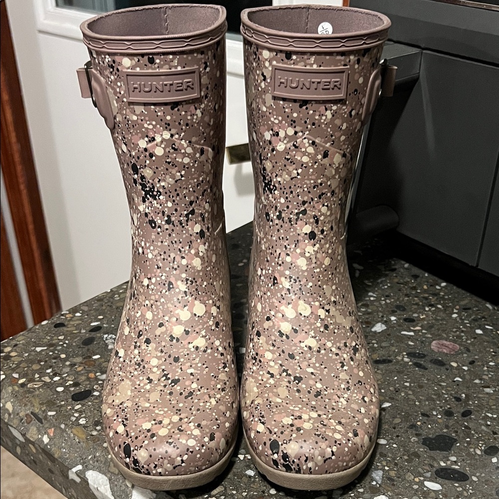 Hunter Multicolor Speckled Boots